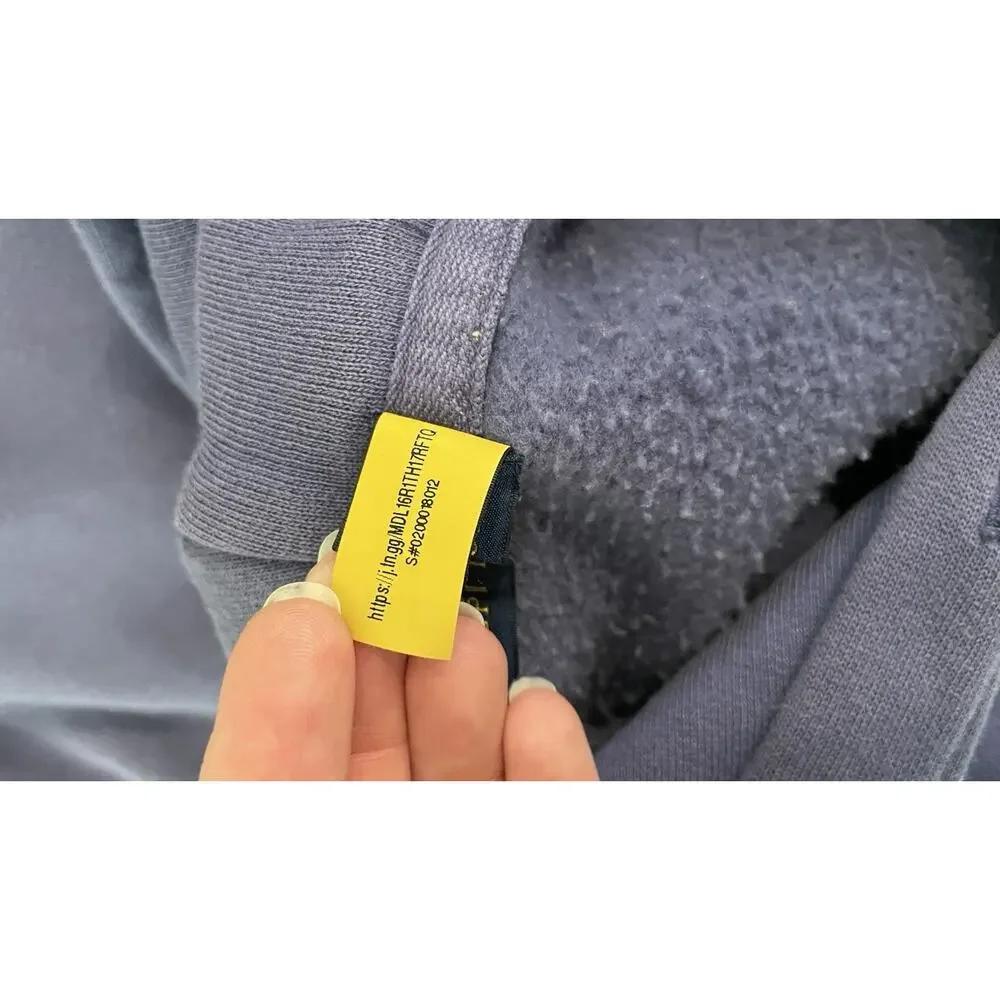 Polo Ralph Lauren Big Pony Hoodie Preppy Classic Sweatshirt  Purple Women's S - Picture 8 of 13